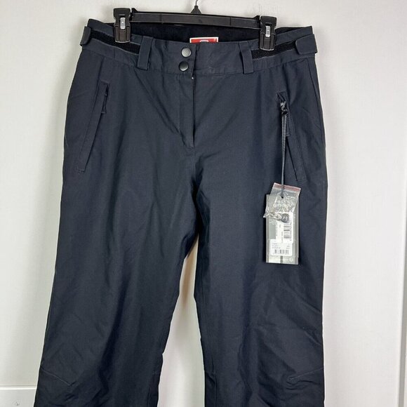 Rossignol Women’s s Waterproof insulated Ski Snow Pants Size L Black - Picture 2 of 11